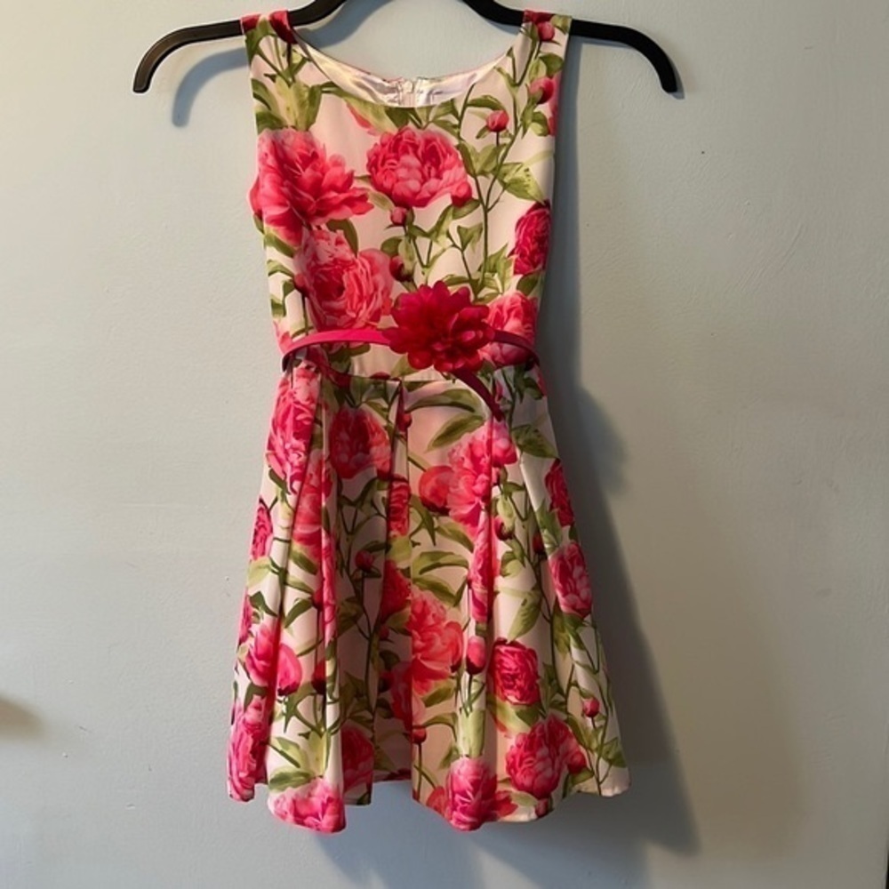 Place Summer Flower Dress with flower belt size 10